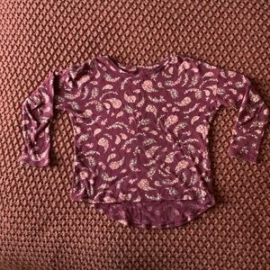 ❤️ SOLD ❤️ Girls Long Sleeve High Low Shirt